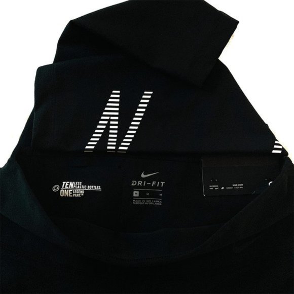 NIKE NWT Power Legendary NIKE Graphic Black Work Out Leggings / Yoga Pants - Med - Picture 8 of 14